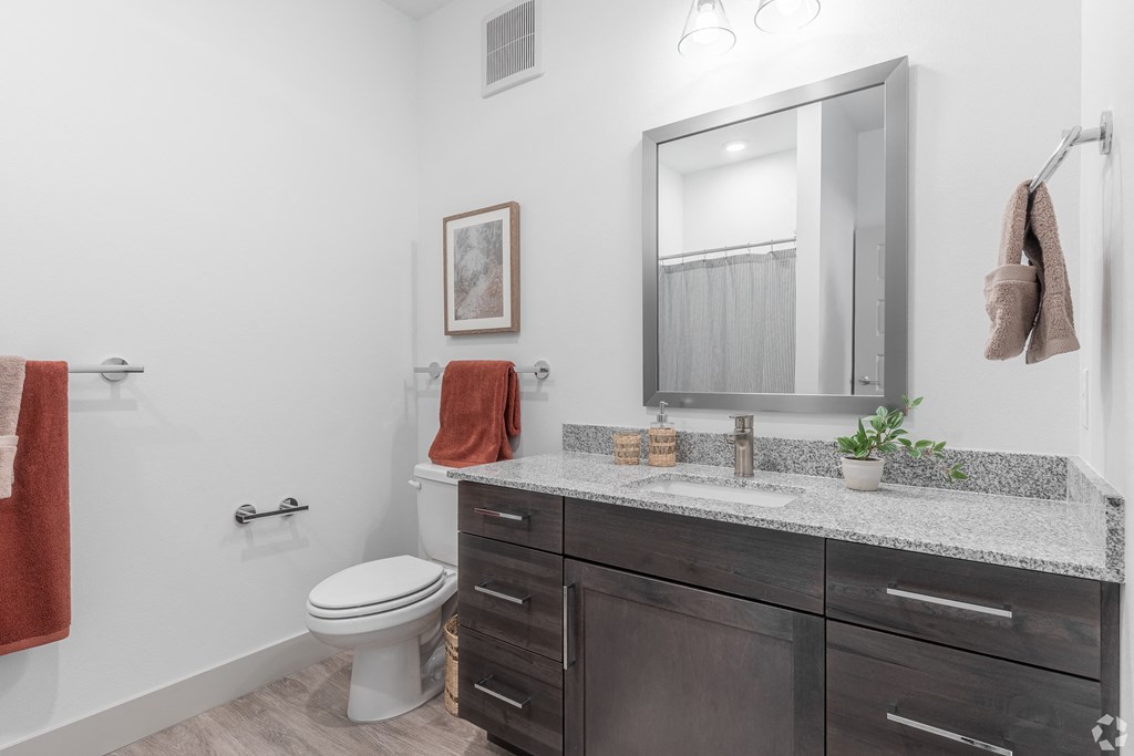 a bathroom with a toilet and a sink and a mirror
