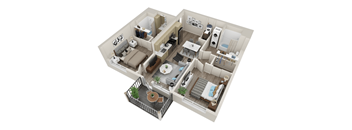 The Byway | Two Bedroom Tunnel Falls ADA