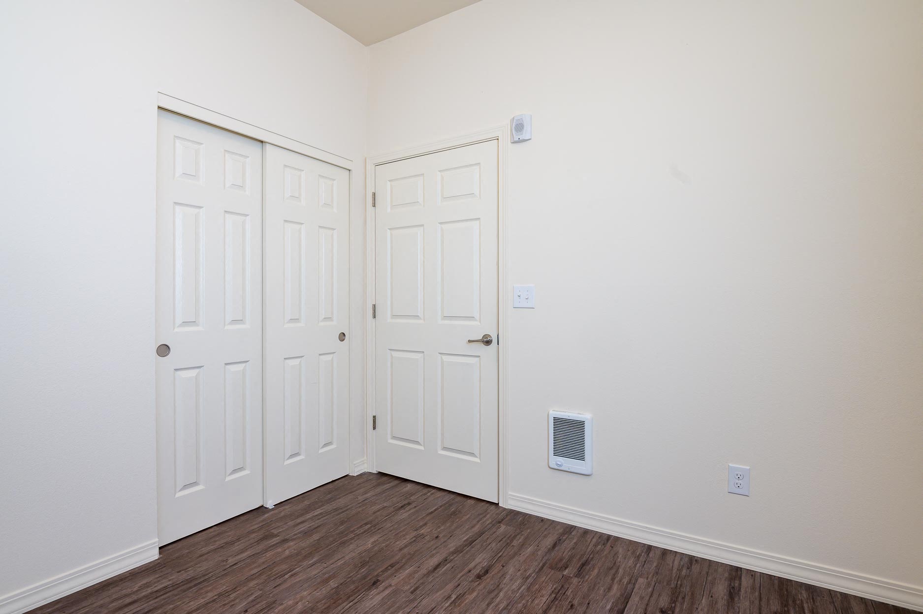 Bedroom with large closet.
