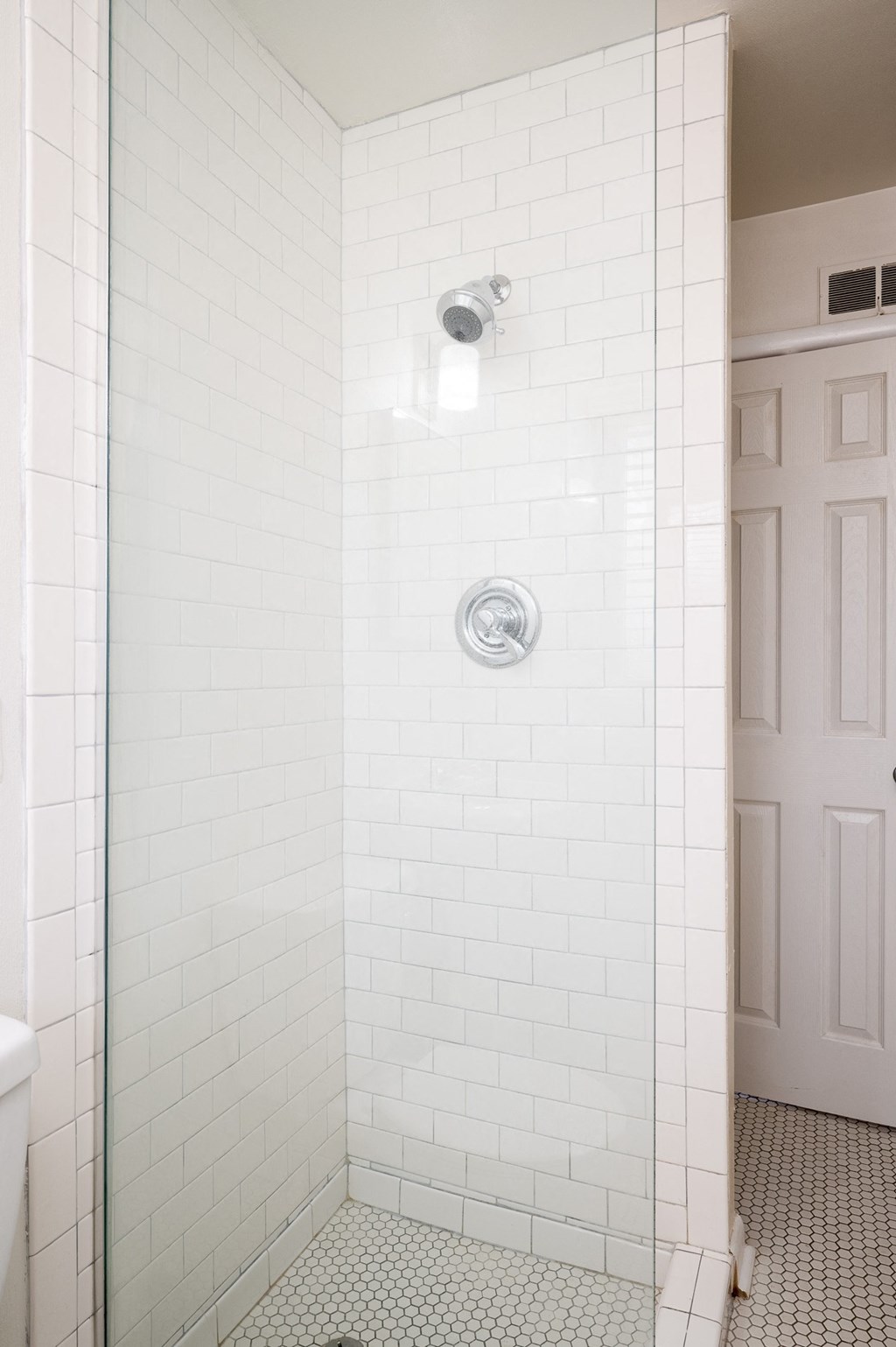 Clinton Court| Bathroom with Standing Shower