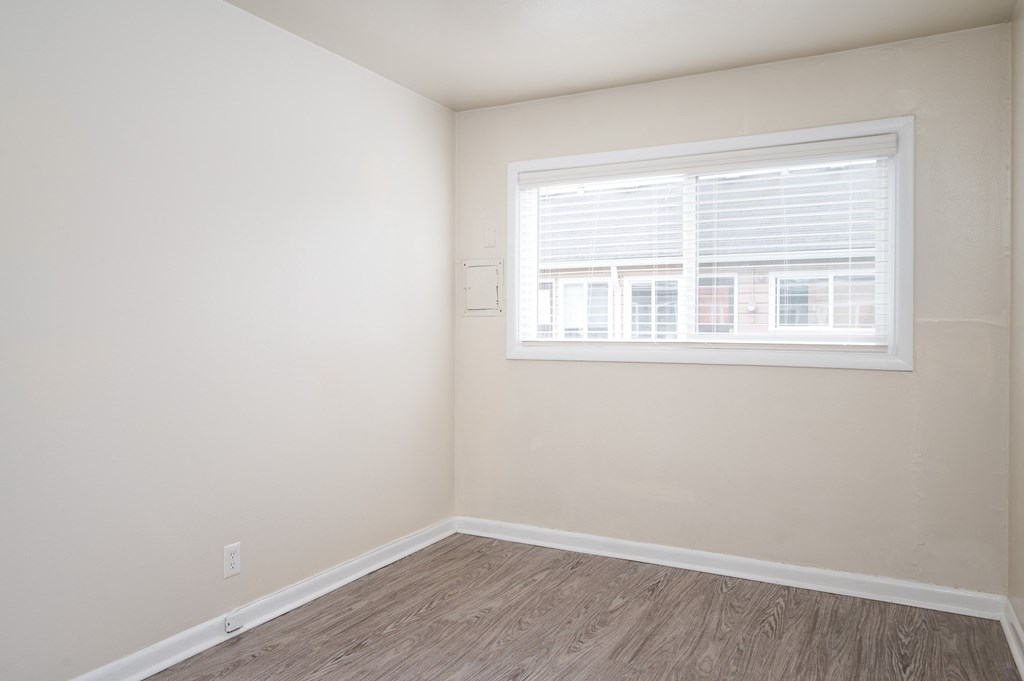 Clinton Court| Bedroom with Vinyl Flooring