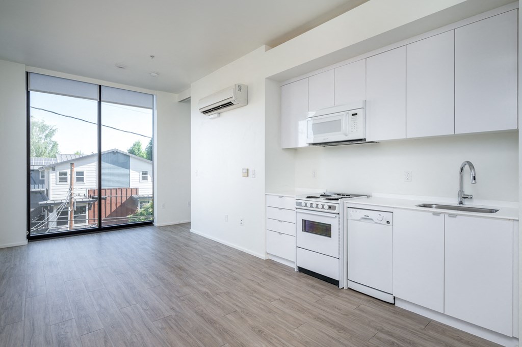 The Oliver | Kitchen and Living Space