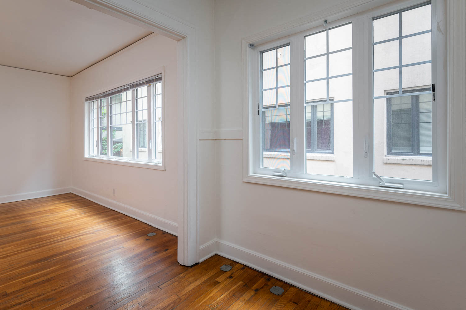 The Shannon | #307 Living Room and Dining Room with Hardwood Floors