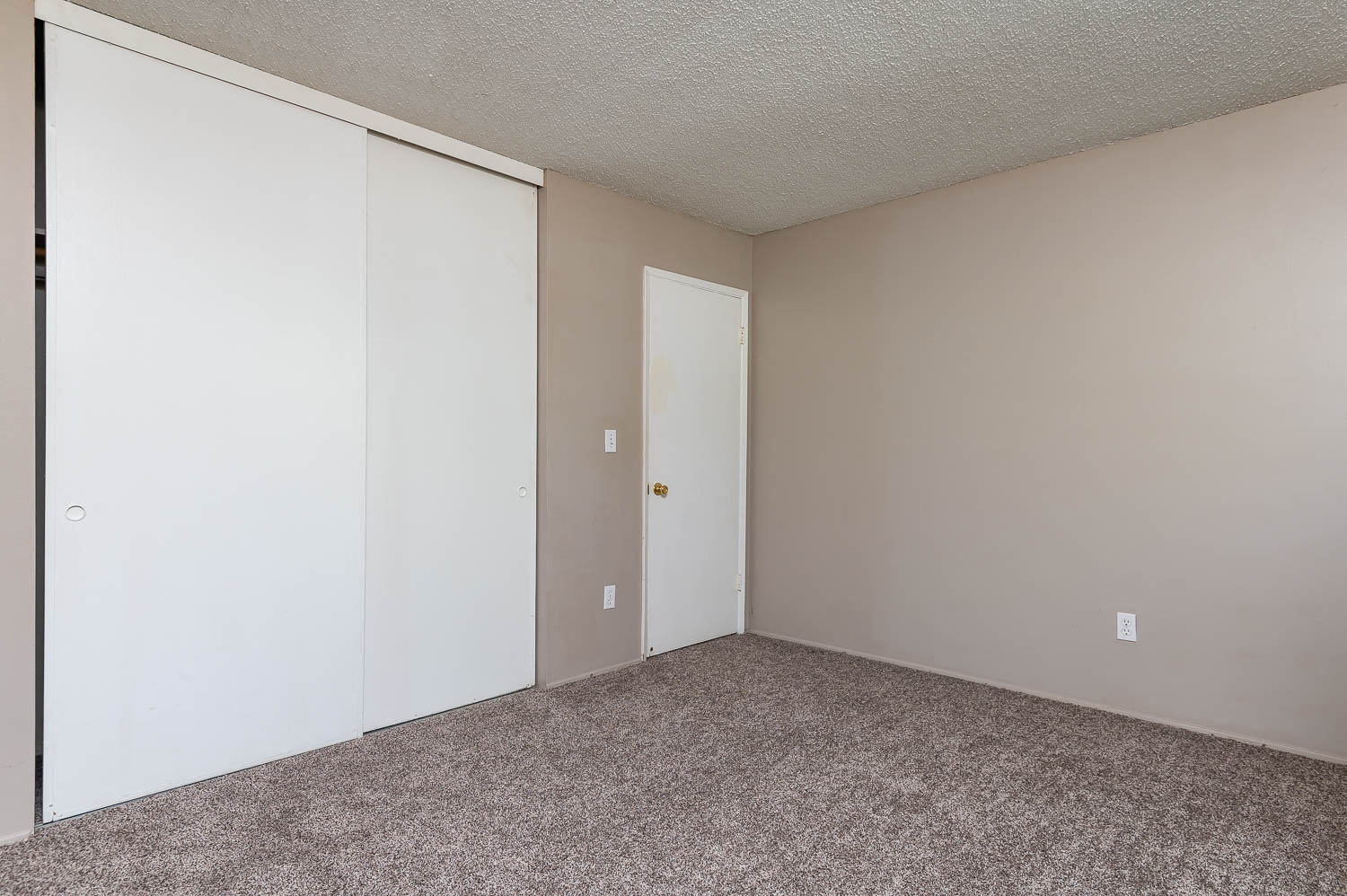 Bedroom with large closet