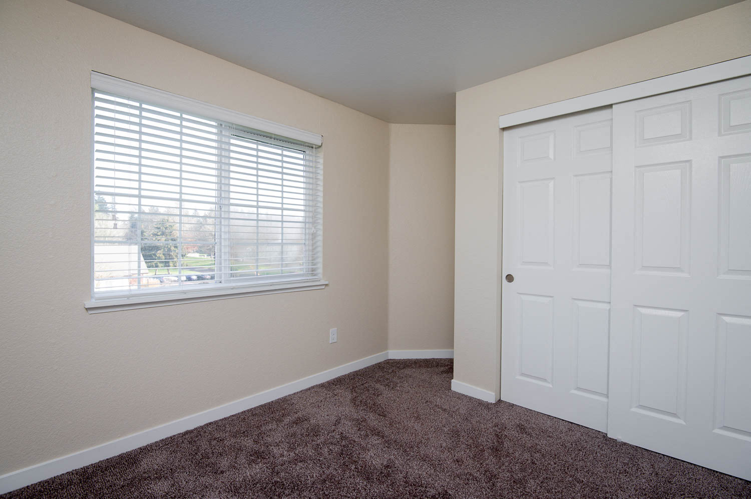 Sundial Apartments |  Two Bedroom Second Bedroom with Wall to Wall Carpet