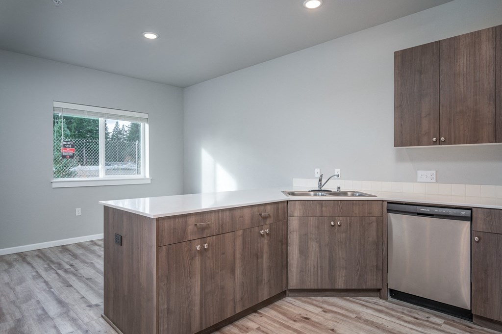 Two Bedroom Kitchen and Dining Room