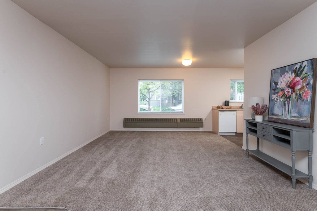 The Montavilla | Maple 2x1 Flat Spacious Living Room, Dining Room and Kitchen