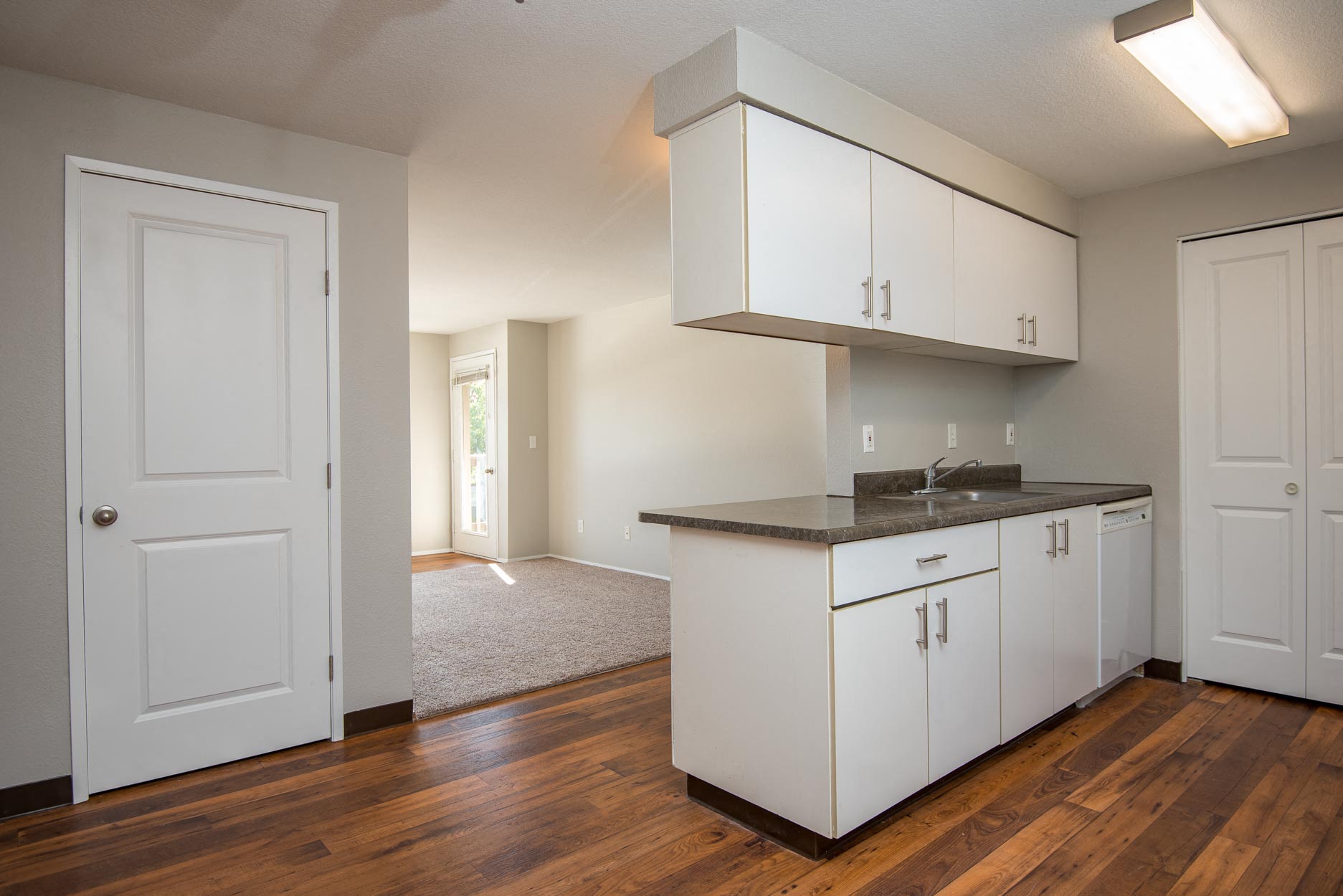 Village at Sunrise | Kitchen to Living Room