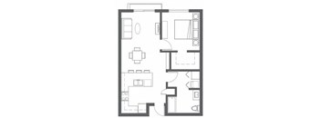Apartments in Everett WA - The Waterline - One Bed