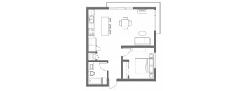 Apartments in Everett WA - The Waterline - One Bed