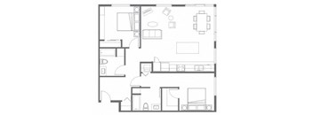Apartments in Everett WA - The Waterline - Two Bed