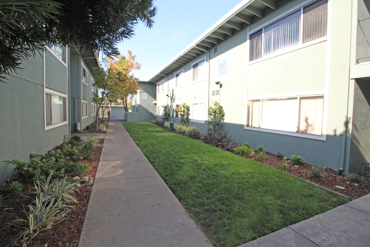 The Canopy | Exterior Building and Pathway with Landscaping