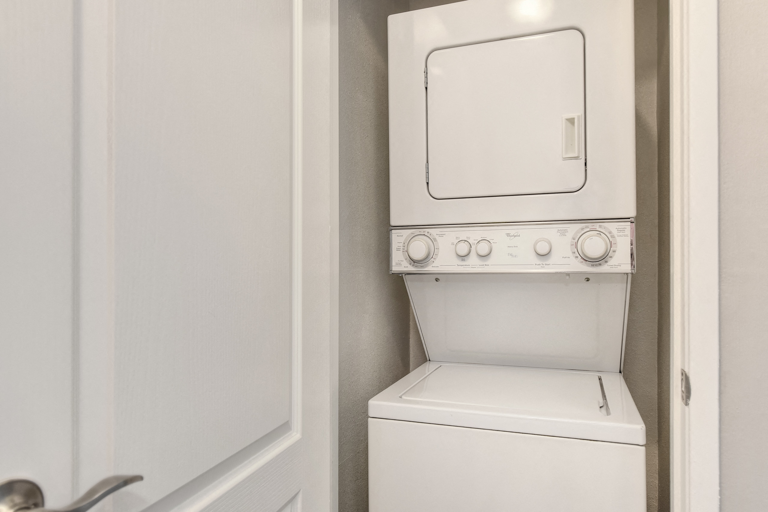 Laundry - Stackable Washer and Dryer