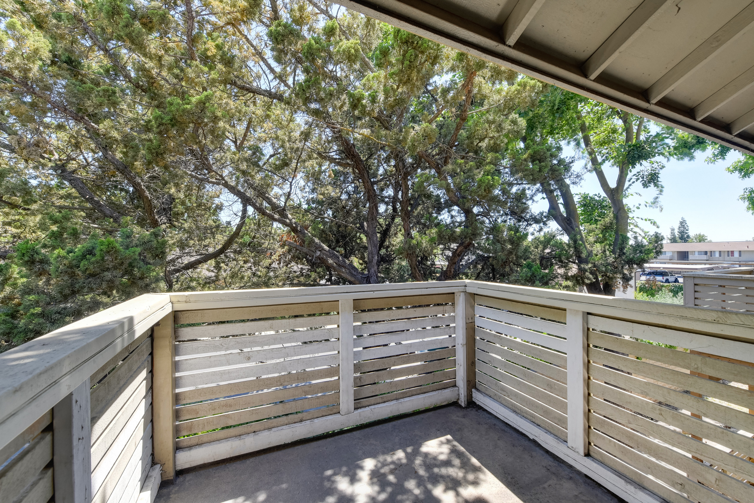 Exterior view from apartment balcony/deck