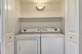 Two Bedroom Side by side Washer and Dryer