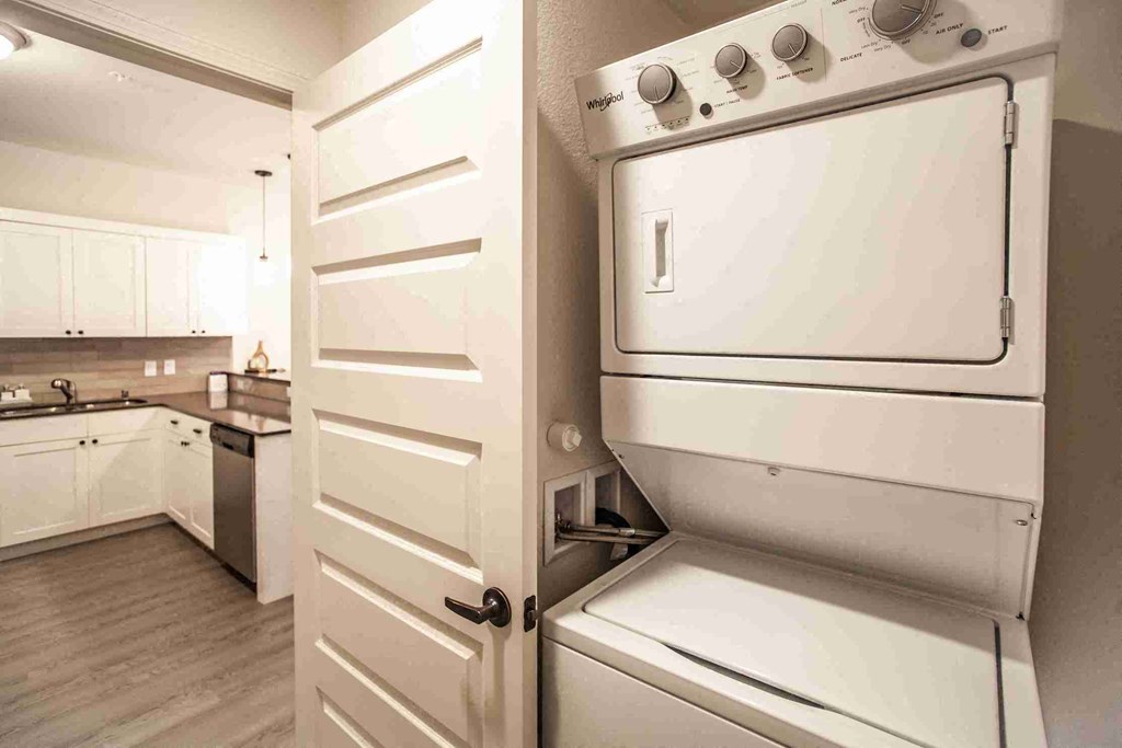 Washer and dryer in Studio