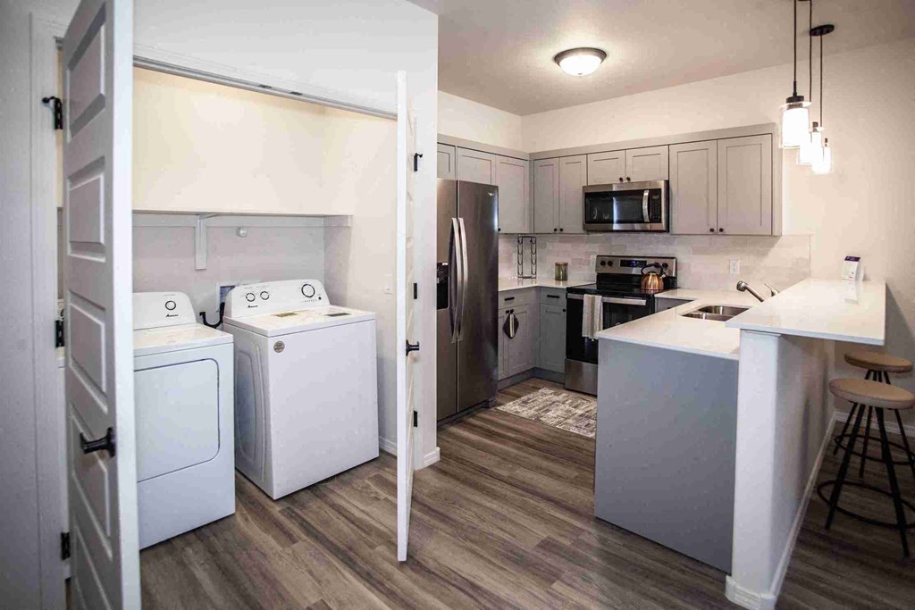 Washer and dryer in 1 Bedroom