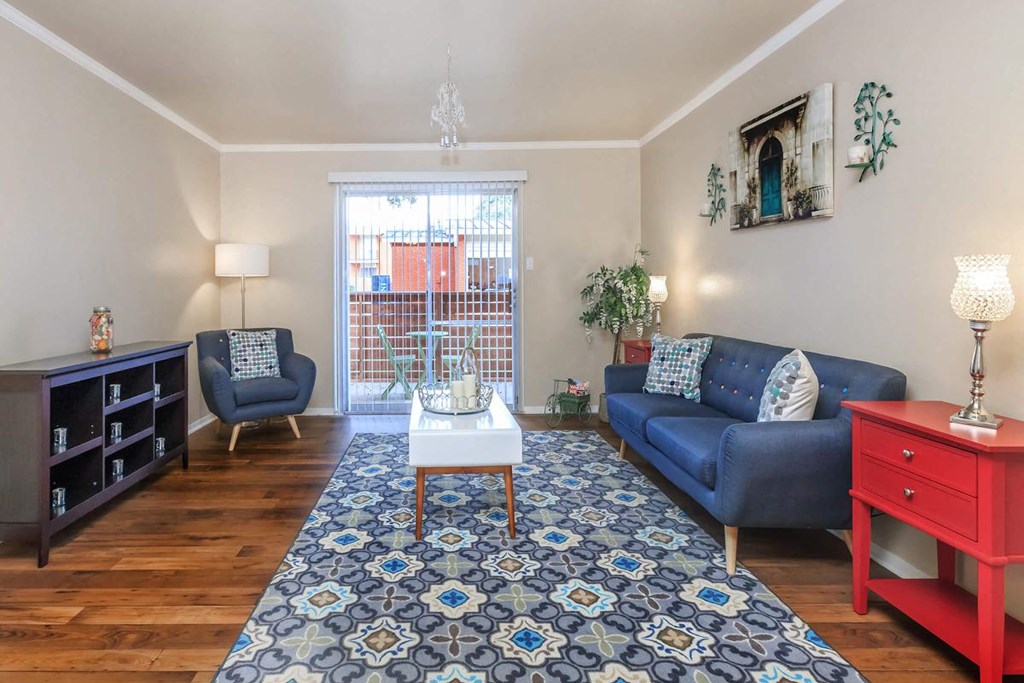 Living Room at Boston Woods Apartments, San Antonio TX, 78201