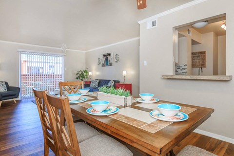 Dining Room at Boston Woods Apartments, San Antonio TX