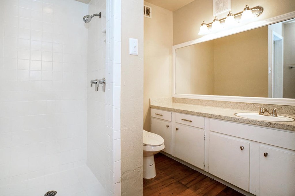 Vanity Lights at Boston Woods Apartments, San Antonio TX