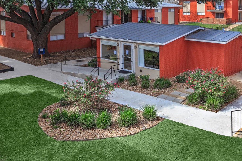 Aerial Exterior View at Boston Woods Apartments, San Antonio TX