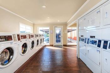Laundry Room at Boston Woods Apartments, Texas
