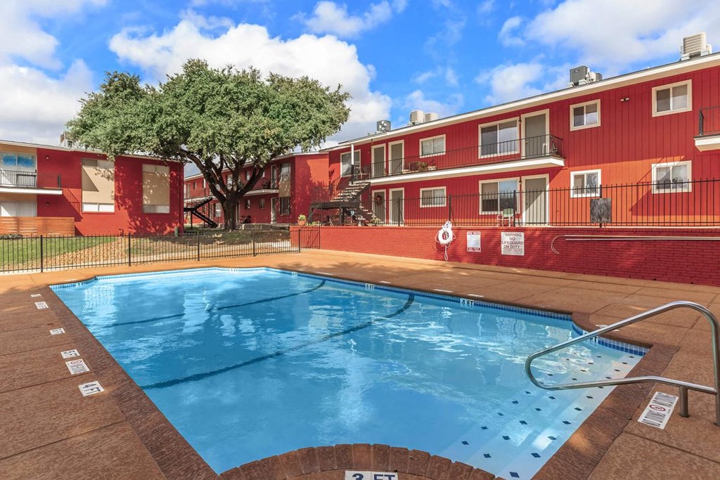 Extensive Resort Inspired Pool Deck at Boston Woods Apartments, San Antonio TX
