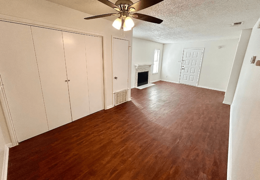 Empty Living Room at Callaghan Heights, San Antonio, TX, 78228