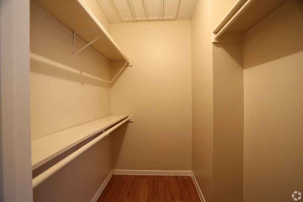 Closet View at Mayfield Gardens, San Antonio, TX