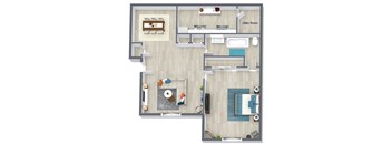 A floor plan of a house with a utility room labeled at the top right.