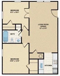 floor plan of a two story house with a garage