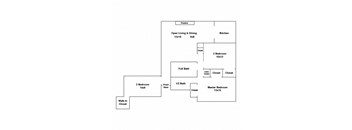 3 Bedroom 1.5 Bath (3aS)