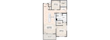 the first floor plan of a studio apartment