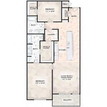 the floor plan of the residences
