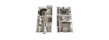 2 Bed 1.5 Bath