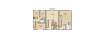 3 Bed 2.5 Bath with Study