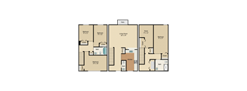 4 Bed 2.5 Bath with Study Townhouse