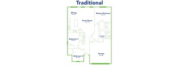 a floor plan of a house