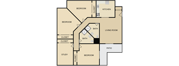 Hunter Dekalb - HillCrest 3 Bed 1 Bath