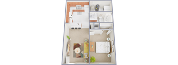 1 Bed 1 Bath A