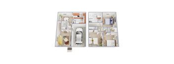 3 Bed 1.5 Bath With Garage