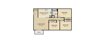Hunter Dekalb - Ridge 3 Bed 1 Bath