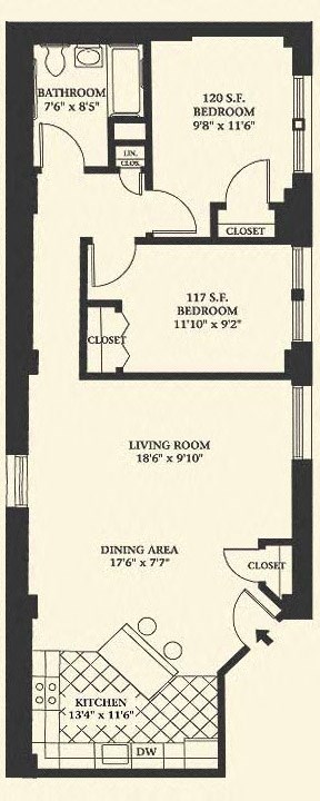 A line Floor plan A line Floor plan