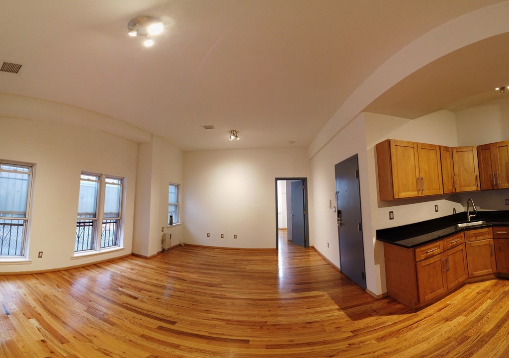 Open living and kitchen floorplan