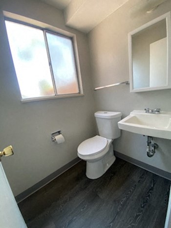 1213 Downstairs Bathroom 1201 Delaware 2-3 Beds Apartment for Rent - Photo Gallery 6