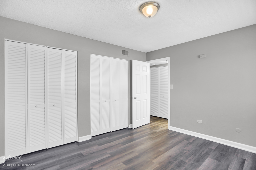 2 Bed / 1 Bath - Bedroom