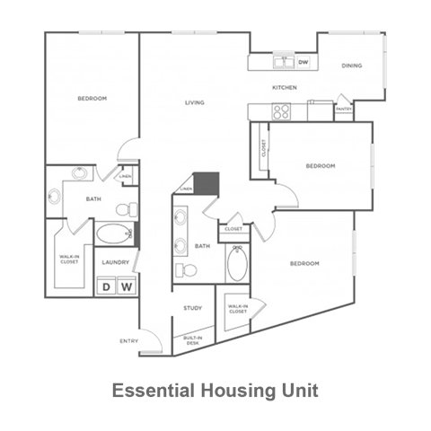 1725 Crescent Plaza 1-3 Beds Apartment for Rent - Photo Gallery 47