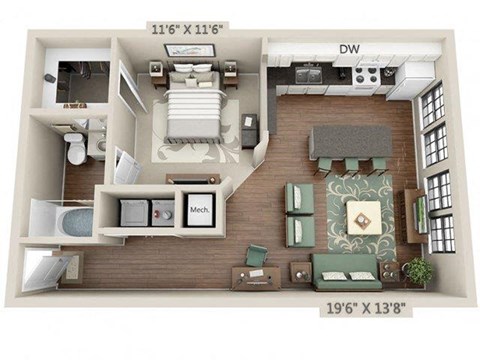 3 Hermann Museum Circle Studio-3 Beds Apartment for Rent - Photo Gallery 60