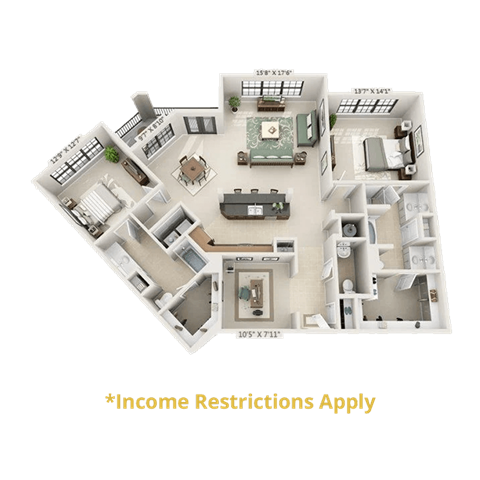 3 Hermann Museum Circle Studio-3 Beds Apartment for Rent - Photo Gallery 85