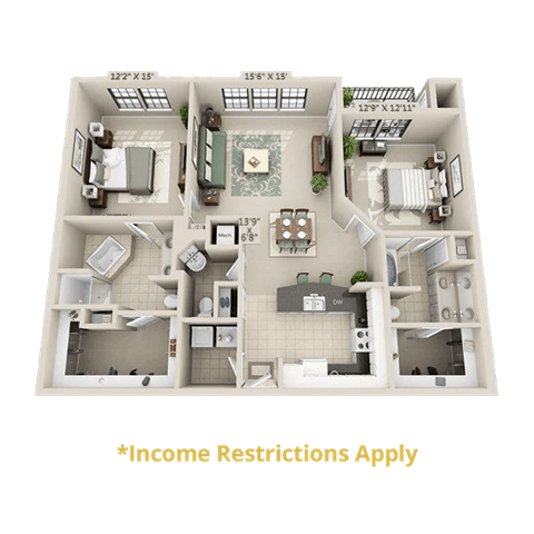 3 Hermann Museum Circle Studio-3 Beds Apartment for Rent - Photo Gallery 89